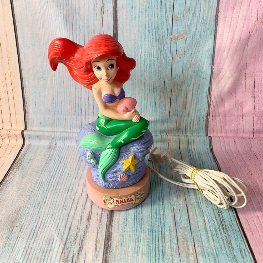 Vintage original Disney Ariel Kids Night Light